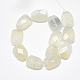Bianco naturale agata fili di perline G-T122-01C-2