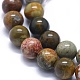 Perles de jaspe picasso naturelles G-K293-F03-C-3