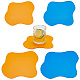 Gomakerer 4 pz 4 tappetini in acrilico opaco stile DJEW-GO0001-01-1