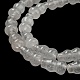 Chapelets de perles en cristal de quartz naturel G-C039-A12-5