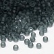 1 Box Frosted Transparent 12/0 Glass Seed Beads DIY Loose Spacer Mini Glass Seed Beads SEED-X0008-12-M26-B-3