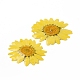 Cabochons fleurs en résine opaque RESI-L036-07A-3
