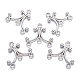 Tibetan Style Chandelier Components X-TIBEP-A12169-AS-FF-3