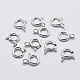 925 Sterling Silver Spring Ring Clasps STER-K167-076C-S-2
