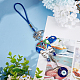 NBEADS Evil Eye Car Hanging Ornament HJEW-WH0036-58-3