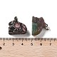 Ciondoli di pietre preziose misti naturali e sintetici G-B068-06P-4