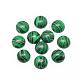 Synthetic Malachite Cabochons G-R416-8mm-38-1