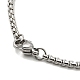 304 colliers pendentif en acier inoxydable pour femmes et hommes NJEW-G123-13P-4
