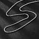 Изготовление ожерелий из венецианской цепочки из нержавеющей стали 304 X-STAS-A028-N031P-A-3