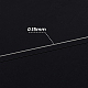 ジュエリー製作用丸銅線  銀  0.15mm  約656.16フィート（200m）/ロール CWIR-BC0004-0.15mm-04-4