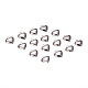 Pandahall элитные серебряные латунные подвески в форме сердца KK-PH0001-05S-4