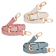 PandaHall Elite 3Pcs 3 Colors Imitation Leather Adjustable Bag Straps FIND-PH0017-56B-1