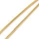 304 bracelet en acier inoxydable avec chaînes serpent réglables pour femme. BJEW-M307-01E-G-2
