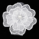 Chgcraft 12 pz 12 ricamo in poliestere stile fiore/farfalla cucito su toppe per abbigliamento PATC-CA0001-10-3