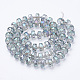 Hilos de perlas de vidrio electroplat EGLA-Q092-10mm-D08-2