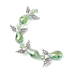 Brins de perles de verre galvanisées en forme de fée d'ange AJEW-JB01173-04-3