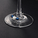 Стеклянные жемчужные бусы стеклянные винные подвески AJEW-JO00036-01-1