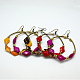 Fashion Basketball Wives Earrings EJEW-G067-M-1