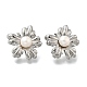 Фурнитура для сережек-гвоздиков из нержавеющей стали 304 EJEW-F361-15P-2