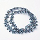 Chapelets de perles en verre électroplaqué EGLA-L009-FR01-3