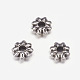 Perlas de flores de aleación de estilo tibetano X-TIBEB-0885-AS-FF-1