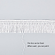 Gorgecraftコットンレースリボンエッジトリミング  タッセルリボン  クロスクラフト縫製用  ホワイト  2-1/2インチ（60mm）  5ヤード/ロール（4.57メートル/ロール） OCOR-GF0002-01B-02-4