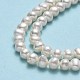 Brins de perles de culture d'eau douce naturelles PEAR-F018-13D-01-4