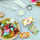 Pandahall elite 90 pz 9 tag di carta sapone fatto a mano in stile DIY-PH0005-40-4