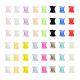 32 pièces 16 couleurs silicone paillettes minces jauges d'oreille chair tunnels bouchons FIND-YW0001-19A-2