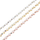 Nbeads 6 yards 3 couleurs ab couleur strass tasse chaînes LCHA-NB0001-02-1