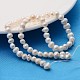 Culture des perles perles d'eau douce naturelles PEAR-D038-1-2