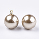 Eco-Friendly ABS Plastic Imitation Pearl Beads MACR-S367-B-04-3