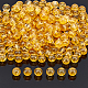 NBEADS about 201 Pcs Round Citrine Spacer Beads G-NB0003-24-4