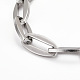304 ensembles de colliers et bracelets en chaîne à maillons en acier inoxydable SJEW-JS01192-8