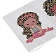 DIY búho y mariposa y niña y flor de hadas kits de pegatinas de pintura de diamantes para niños DIY-O016-22-3