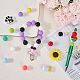 77 шт. 14 стильных экологически чистых силиконовых бусины для пищевых продуктов SIL-SC0001-64-3