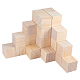 Blocco di legno cubo solido benecreat DIY-BC0010-04-5