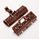 Alloy Filigree Fold Over Clasps PALLOY-A061-01R-NF-2