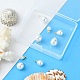 8pcs 4 estilos de perlas de imitación de plástico abs encantos KK-YW0001-54-6