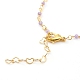 Natürliche gemischte Steine handgefertigte Perlenketten Armband machen AJEW-JB00907-4