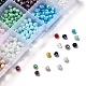 Perline in vetro placcato 15 colori EGLA-X0006-02E-6mm-4