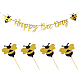 Ahandmaker carta festa di compleanno appeso decorazione banner AJEW-GA0003-12-1