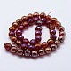 Electroplated Natural Gemstone Beads Strands G-G749-M-10mm-3