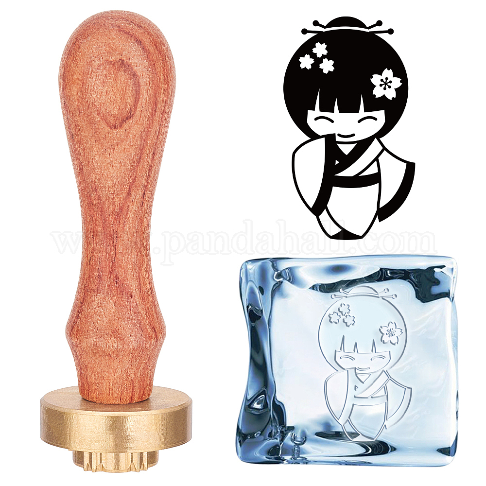 Shop OLYCRAFT Ice Stamp 1.2" Ice Cube Stamp Brass Post Ice Cube Stamp 0