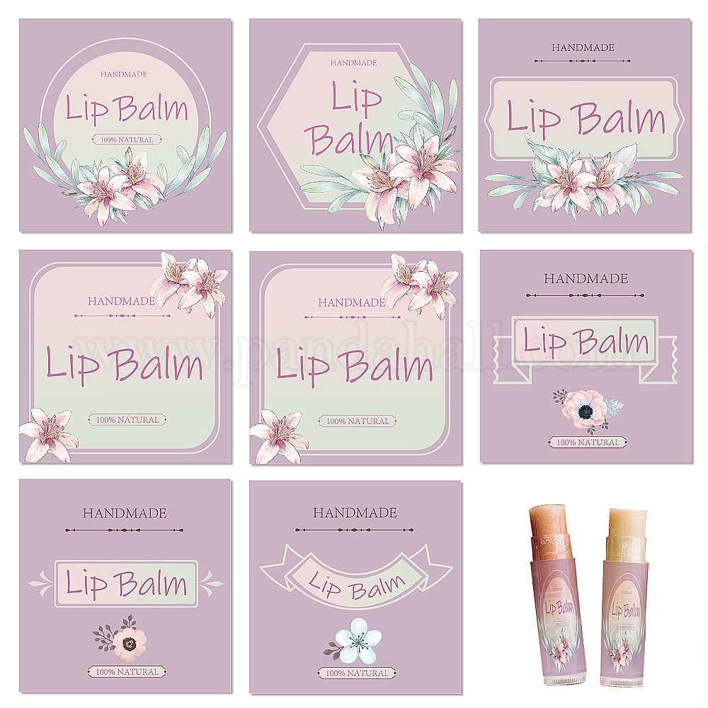 Shop CRASPIRE Lip Balm Labels 80pcs Homemade Lip Balm Labels 2” Clear