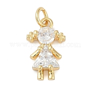 Подвеска из латуни с микропаве из кубического циркония KK-H509-38G-01
