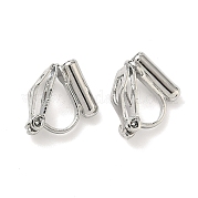 Латунные серьги с клипсами KK-A281-30P