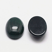Натуральный черный агат кабошонов G-K021-18x13mm-11