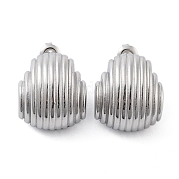 Серьги-гвоздики из нержавеющей стали 304 EJEW-P258-22P