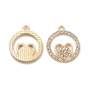 Подвески из сплава и страза FIND-G055-01G